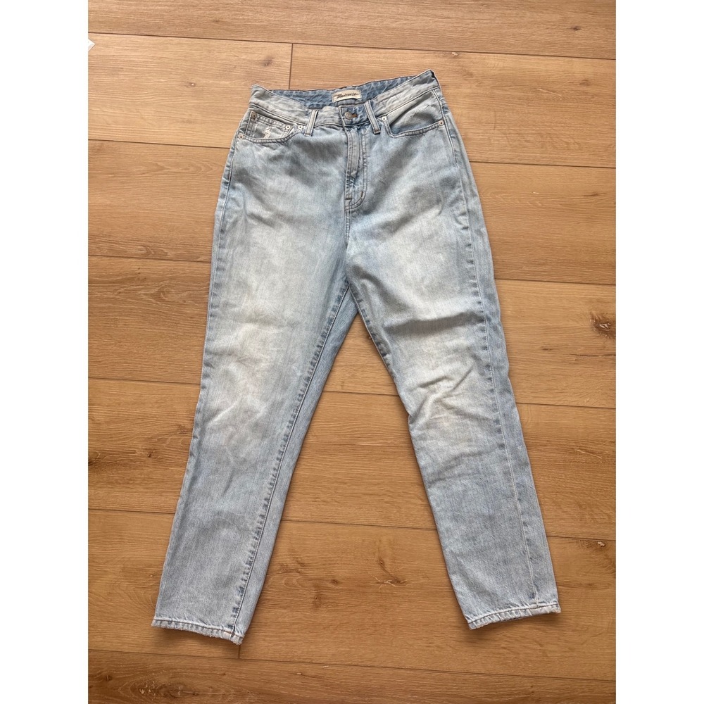 Madewell The‎ Curvy Perfect Vintage Jean Light Wash High Rise Denim Size 27